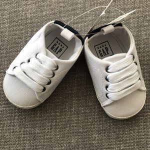 Baby Gap - White Canvas Sneakers